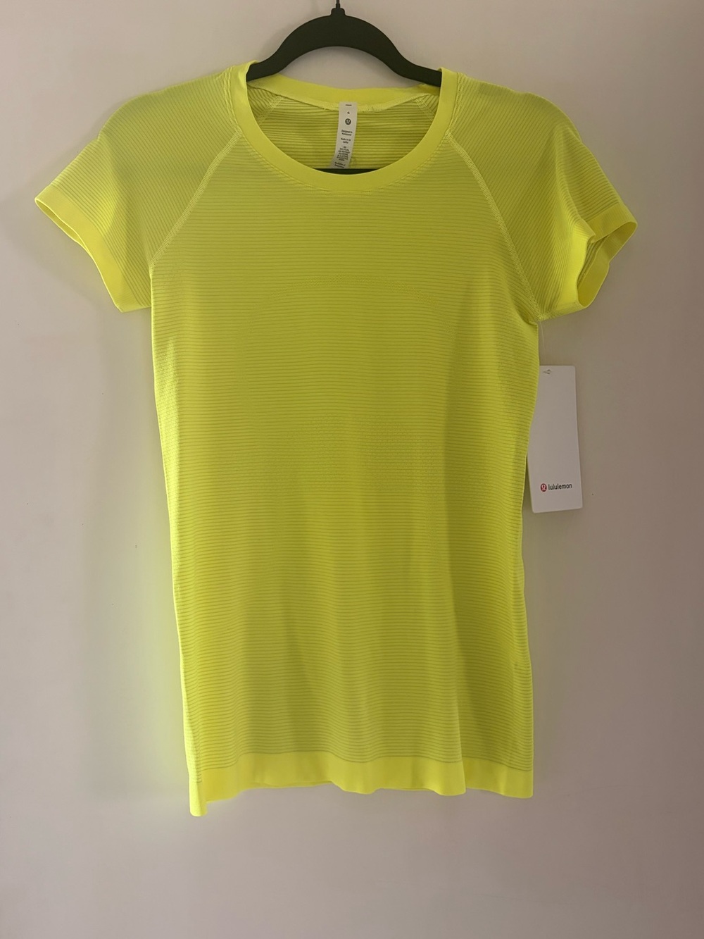 lululemon athletica Swiftly Tech Short Sleeve 2.0 in Highlighter Yellow 6